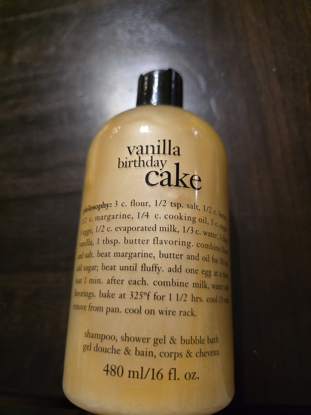 Philosophy Vanilla Birthday Cake Body Wash - 3 In 1. Brand New!